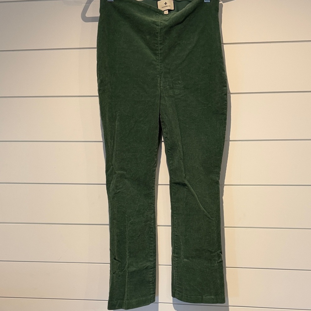 Tuckernuck Forest Green Ankle Corduroy Pants